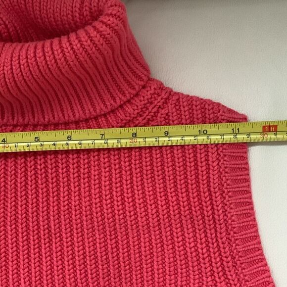 Michael Kors Women’s Camilla Rose Turtleneck Sleeveless Sweater Size XS - Picture 3 of 8